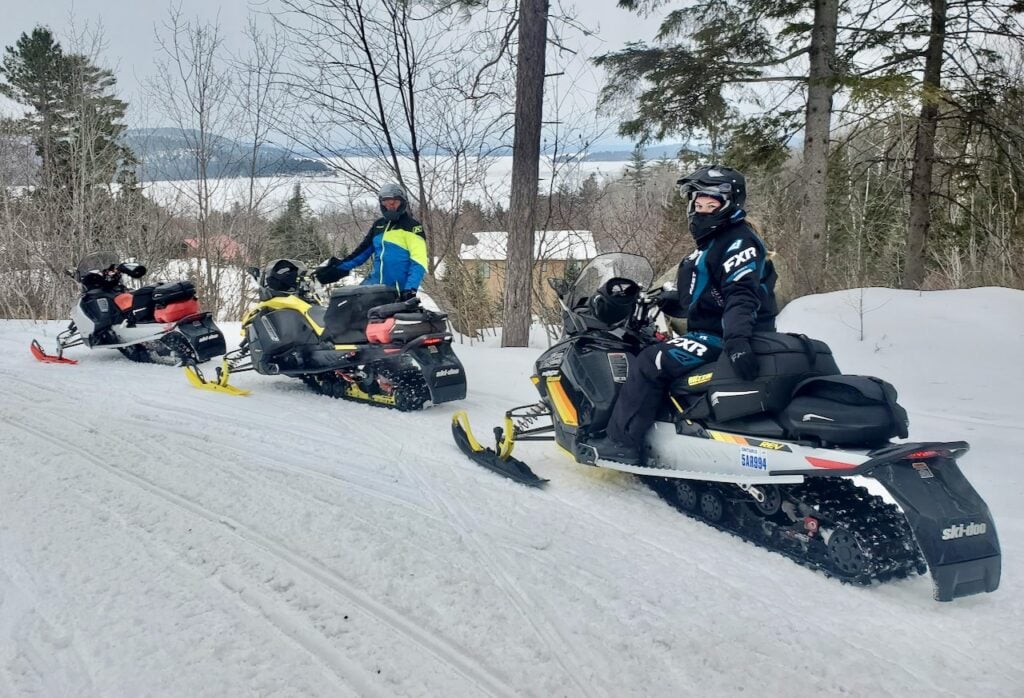 Vue panoramique, sentiers motoneige en Abitibi-Témiscamingue